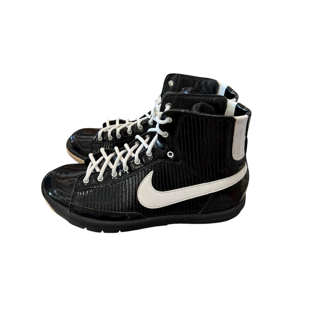 Nike Blazer Metro High Black White Women’s Sneakers US 7 Style 313722-014 - Picture 2 of 7